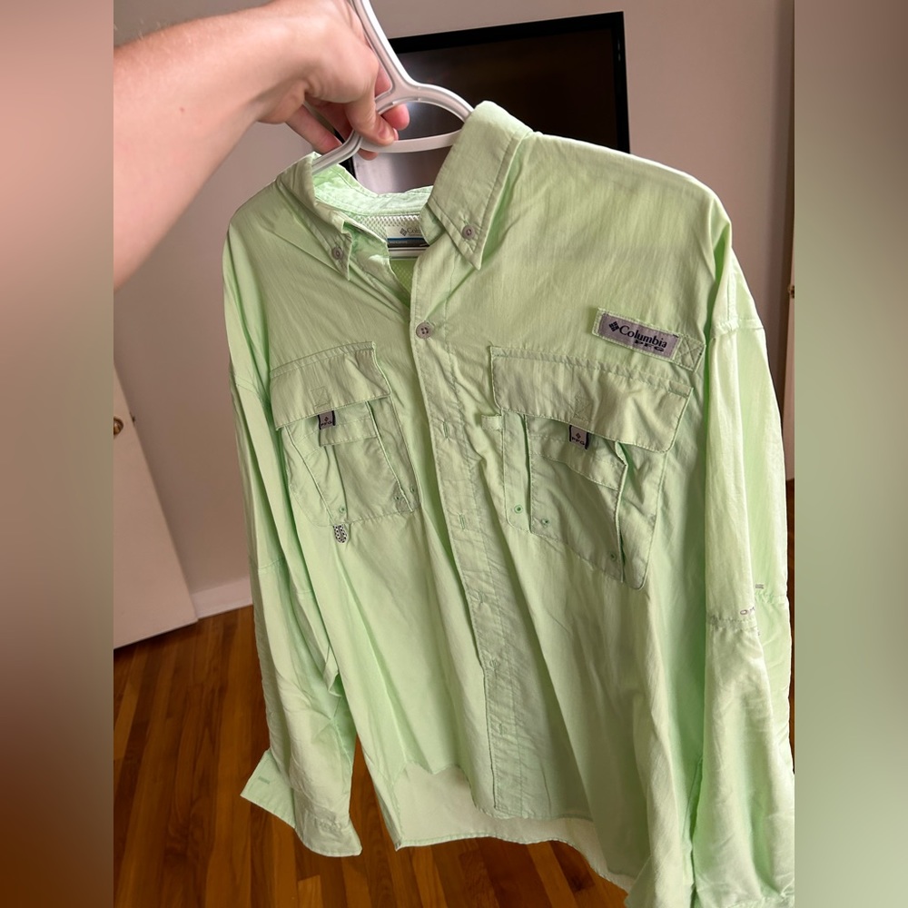 Men’s Columbia PFG Large long sleeve shirt